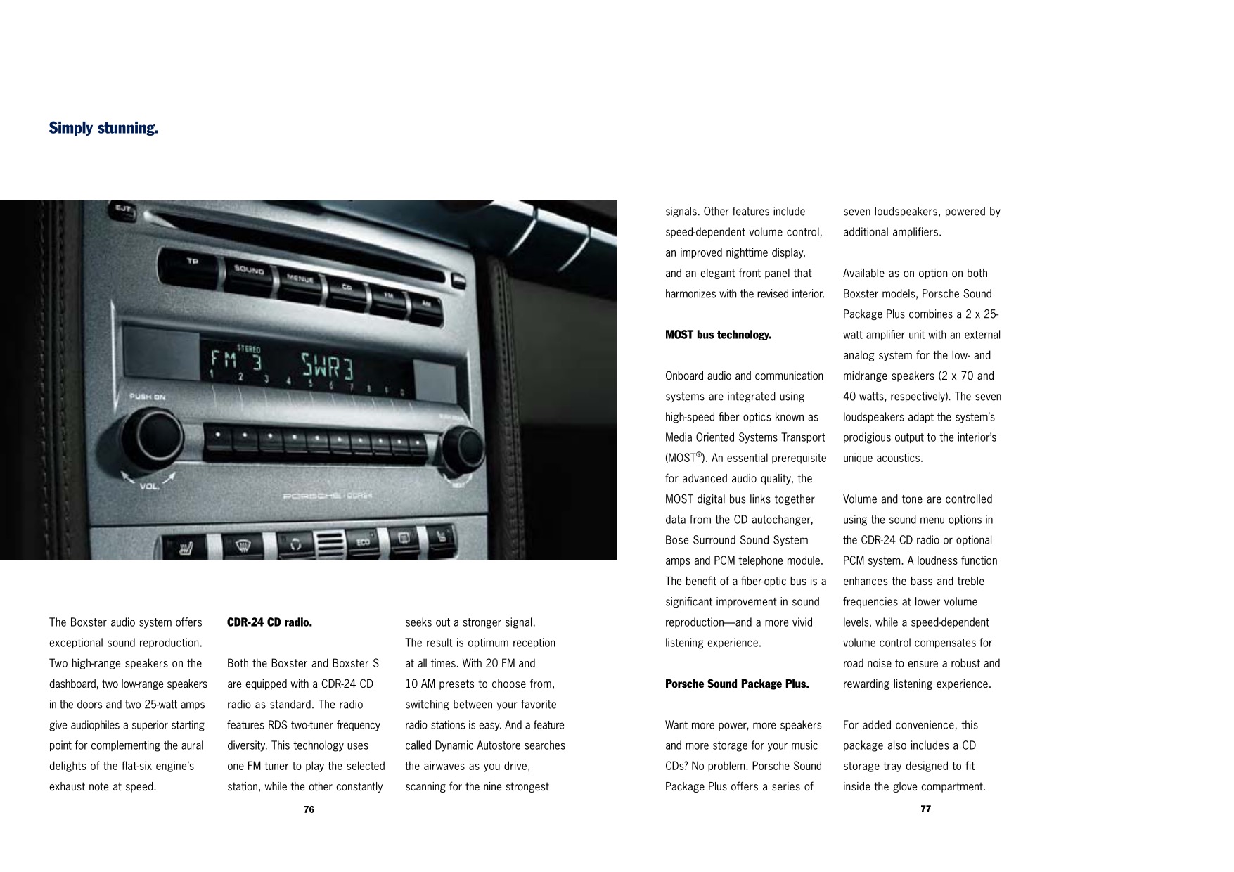2007 Porsche Boxster Brochure Page 1